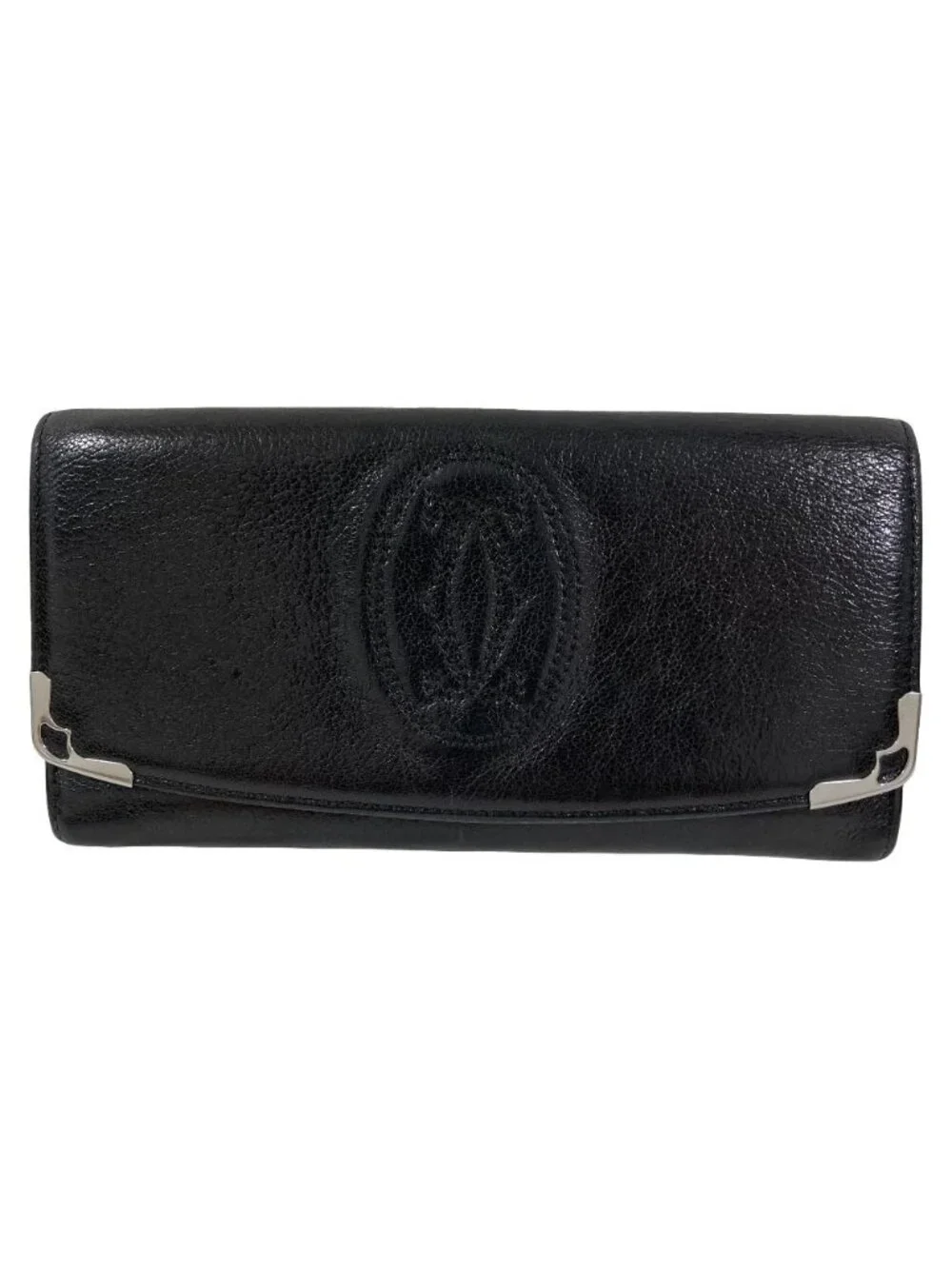 Cartier Marcello de Leather Wallet Black